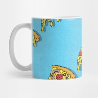 Bright Pizza Pattern Mug